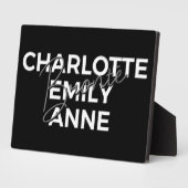 Brontë Sisters II - Charlotte & Emily & Anne Fotoplaat (Zijkant)