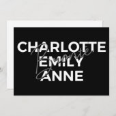 Brontë Sisters II - Charlotte & Emily & Anne Kaart (Voorkant / Achterkant)