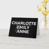 Brontë Sisters II - Charlotte & Emily & Anne Kaart (Gele Bloem)