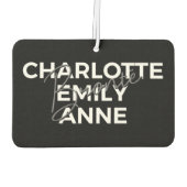 Brontë Sisters II - Charlotte & Emily & Anne Luchtverfrisser (Achterkant)