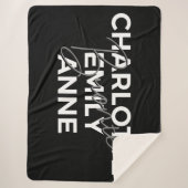 Brontë Sisters II - Charlotte & Emily & Anne Sherpa Deken (Voorkant)