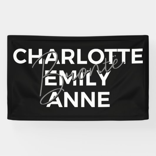 Brontë Sisters II - Charlotte & Emily & Anne Spandoek (Horizontaal)