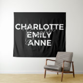 Brontë Sisters II - Charlotte & Emily & Anne Wandkleed (In Situ (horizontaal))