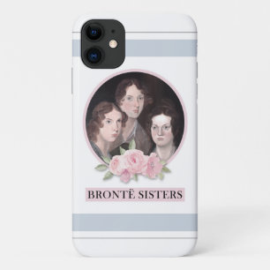 Bronte Sisters Portret met roze rozen Case-Mate iPhone Case