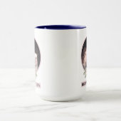 Bronte Sisters Portret met roze rozen Mok (Midden)