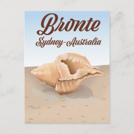 Bronte, Sydney, Australië vintage stijl reizen Briefkaart