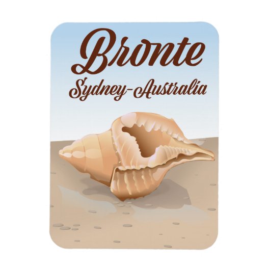 Bronte, Sydney, Australische  stijl Magneet (Verticaal)