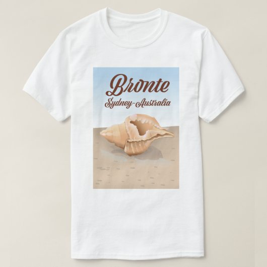 Bronte, Sydney, Australische  stijl T-shirt (Design voorkant)