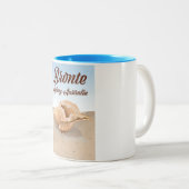 Bronte, Sydney, Australische stijl Tweekleurige Koffiemok (Voorkant rechts)