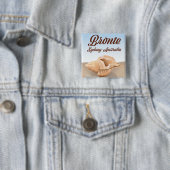Bronte, Sydney, Australische stijl Vierkante Button 5,1 Cm (In situ)