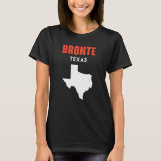 Bronte Texas USA State America Travel Texas T-shirt