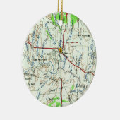 Bronte TX  Map Keramisch Ornament (Rechts)