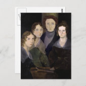 Brontës ~ Restored Pillar Portrait Briefkaart (Voorkant / Achterkant)
