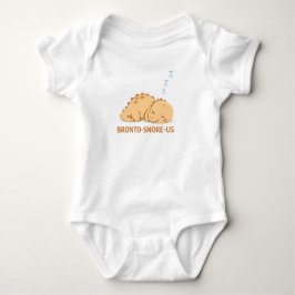 Bronto snore us Cute Dino Pun – Funny Kawaii Dinos Romper