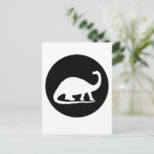 brontosaurus briefkaart (Staand voorkant)