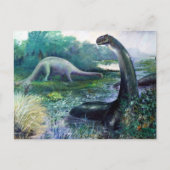 Brontosaurus Briefkaart (Voorkant)
