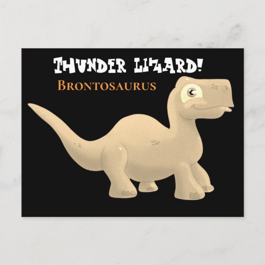 Brontosaurus Briefkaart (Voorkant)