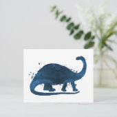 brontosaurus briefkaart (Staand voorkant)