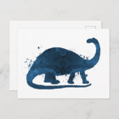 brontosaurus briefkaart (Voorkant / Achterkant)