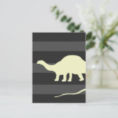 brontosaurus briefkaart (Staand voorkant)