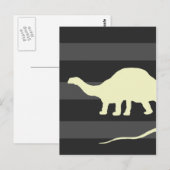 brontosaurus briefkaart (Voorkant / Achterkant)