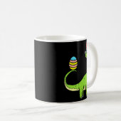 Brontosaurus Bunny Ears Easter Day Dinosaur Bo Koffiemok (Voorkant rechts)