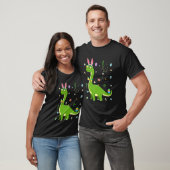 Brontosaurus Bunny Ears Easter Day Dinosaur Di T-shirt (Unisex)
