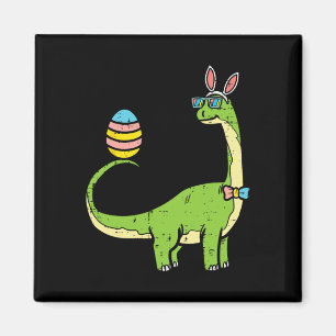 Brontosaurus Bunny Oren Ei Pasen Dag Dinosaur Di Magneet