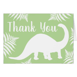 Brontosaurus Dinosaur Baby shower Dank u wel