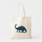 Brontosaurus - Navy Blue - Dinosaur Tote Bag (Voorkant)