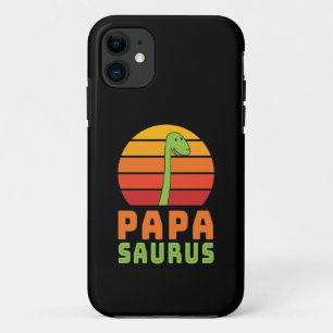 Brontosaurus Papasaurus Dinosaur Vaderdag Case-Mate iPhone Case