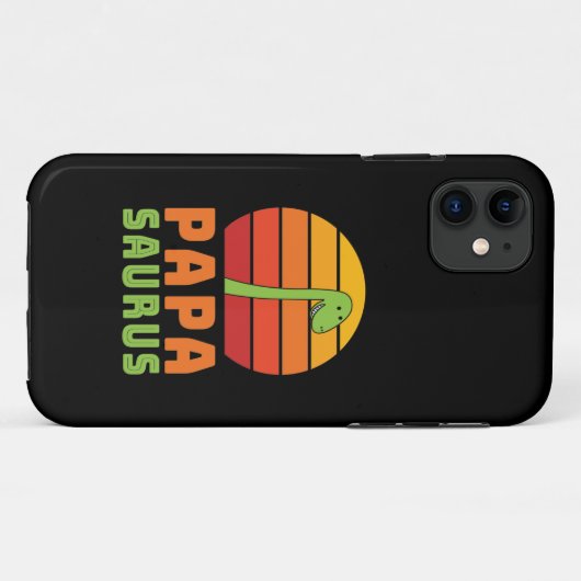 Brontosaurus Papasaurus Dinosaur Vaderdag Case-Mate iPhone Case (Achterkant (horizontaal))