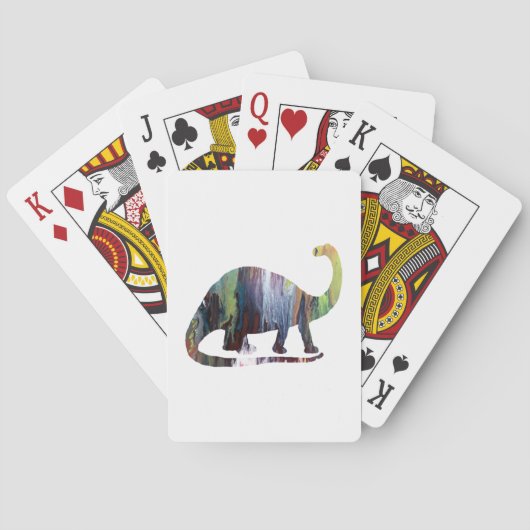 Brontosaurus Pokerkaarten (Achterkant)