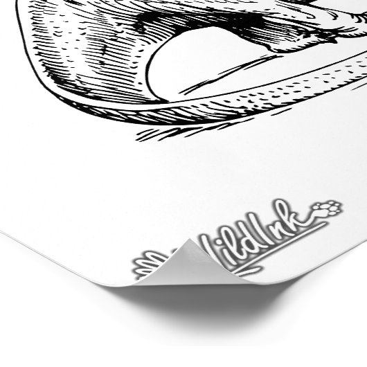 Brontosaurus Poster (Hoek)