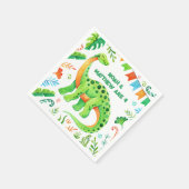 Brontosaurus Prehistorische Dinosaurus Gezamenlijk Servet (Hoek)