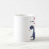 brontosaurus rawr betekent dat ik van je hou:) koffiemok (Center)