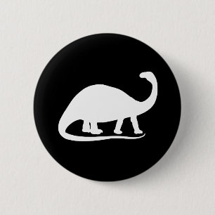 Brontosaurus Ronde Button 5,7 Cm