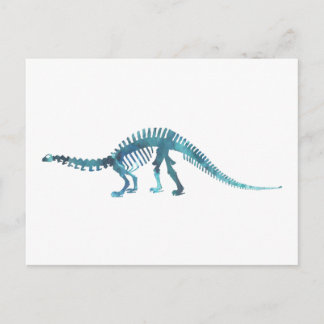 brontosaurus skelet briefkaart
