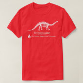 Brontosaurus ST Het Wetenschapsmuseum van Minnesot T-shirt (Design voorkant)