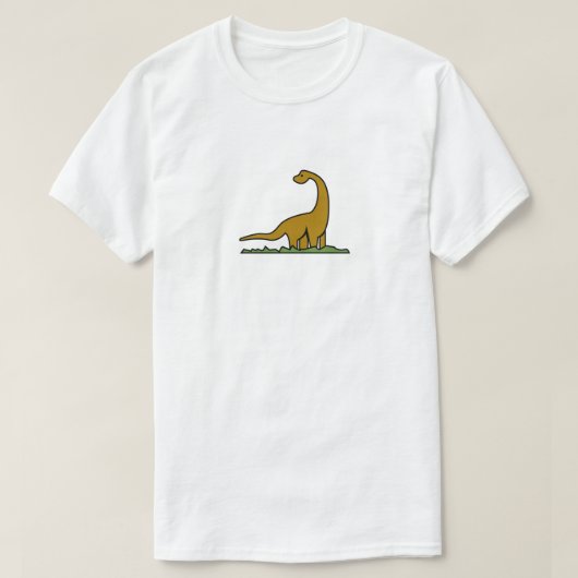 Brontosaurus T-shirt (Design voorkant)