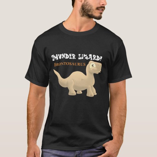 Brontosaurus: Thunder Lizard T-shirt (Voorkant)
