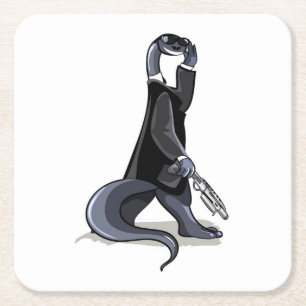 Brontosaurus was een personage uit de film. kartonnen onderzetters