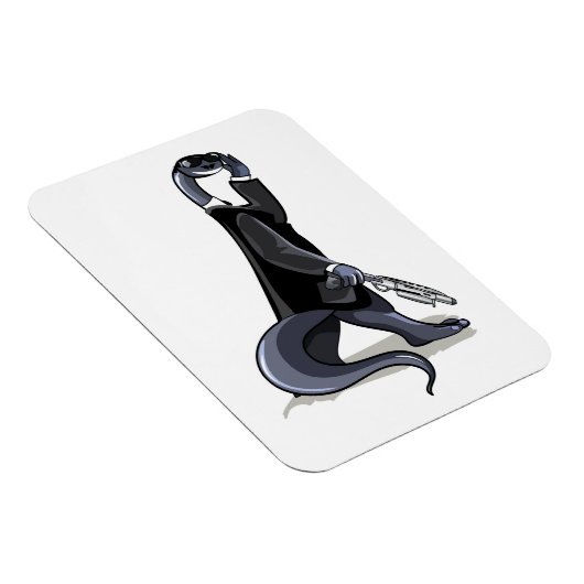 Brontosaurus was een personage uit de film. magneet (Rechterzijde)