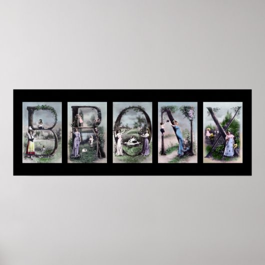 BRONX Alphabet Letter Poster Art (Voorkant)