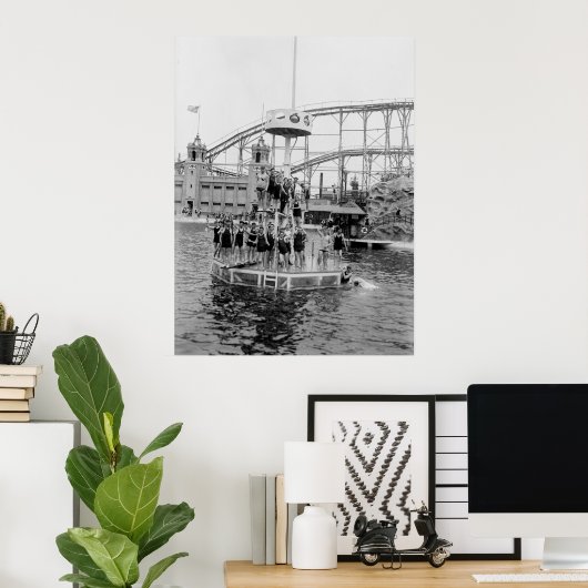 Bronx Amusement Park, jaren 20 Poster (Thuiskantoor)