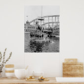 Bronx Amusement Park, jaren 20 Poster (Keuken)