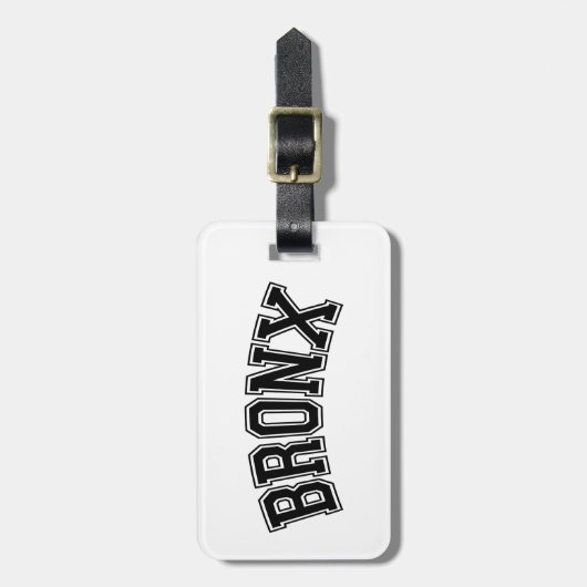 BRONX BAGAGELABEL (Voorkant verticaal)