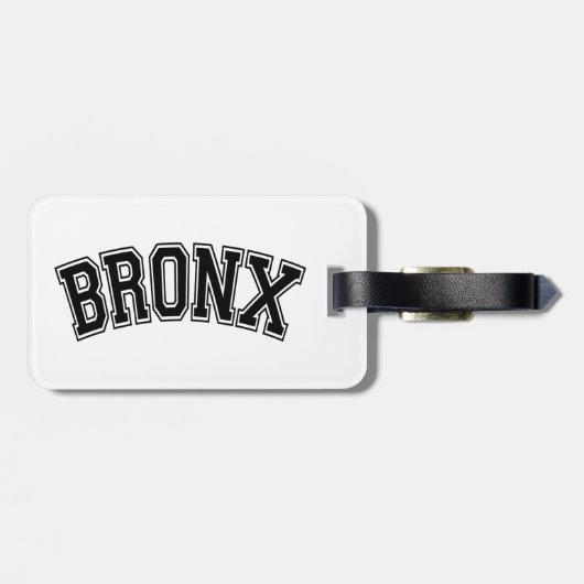 BRONX BAGAGELABEL (Achterkant horizontaal)