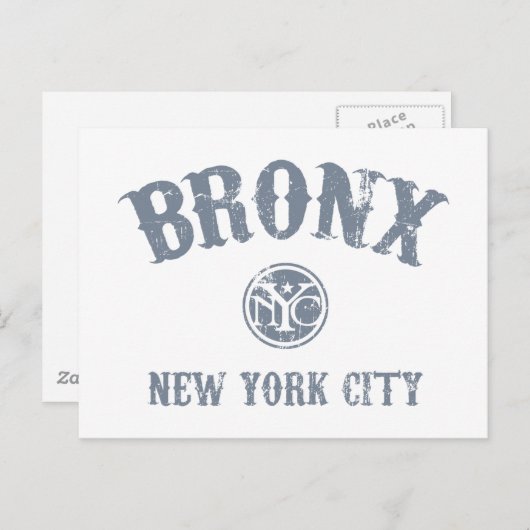 *Bronx Briefkaart (Voorkant / Achterkant)