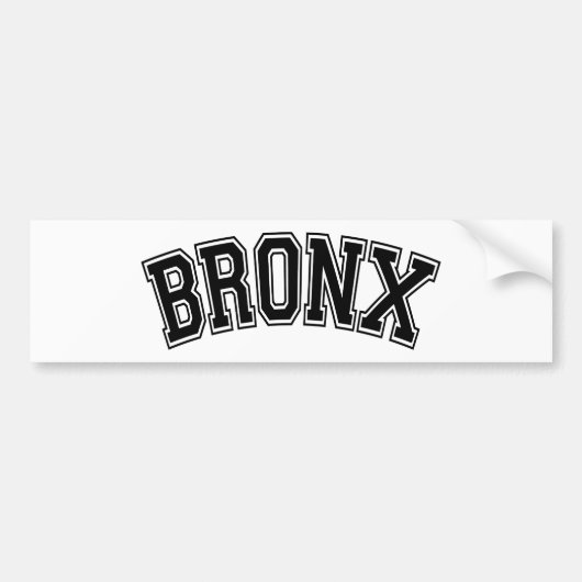 BRONX BUMPERSTICKER (Voorkant)